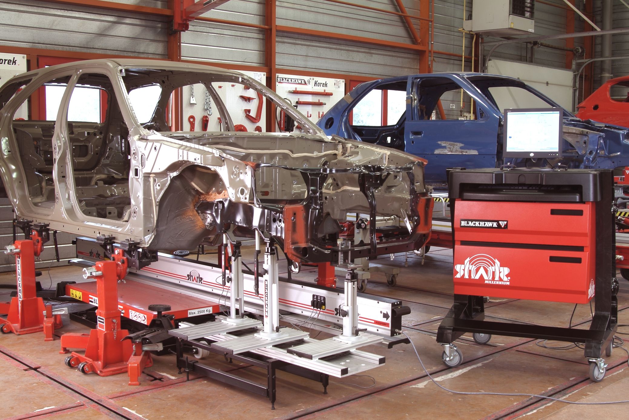 Xếp đặt dầm đo Beam, của hệ thống shark