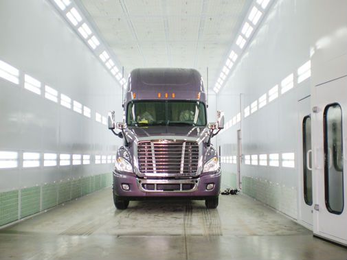 Phòng sơn ô tô xe tải và xe buýt của Tân Phát