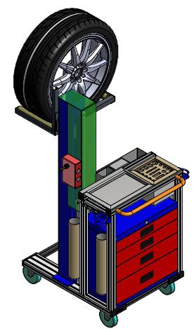  Xe sửa chữa nhanh bằng nhôm định hình (Mẫu 01) – Model: TPE-EQ3201.