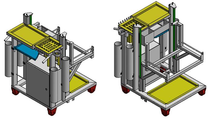 3. Xe sửa chữa nhanh bằng Inox (Mẫu 03) – Model: TPE-EQ3203