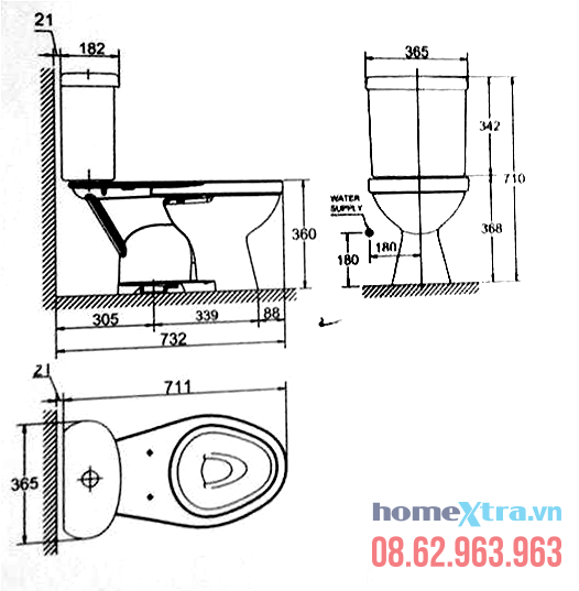 American Standard Winston S VF-2314-HOMEXTRA