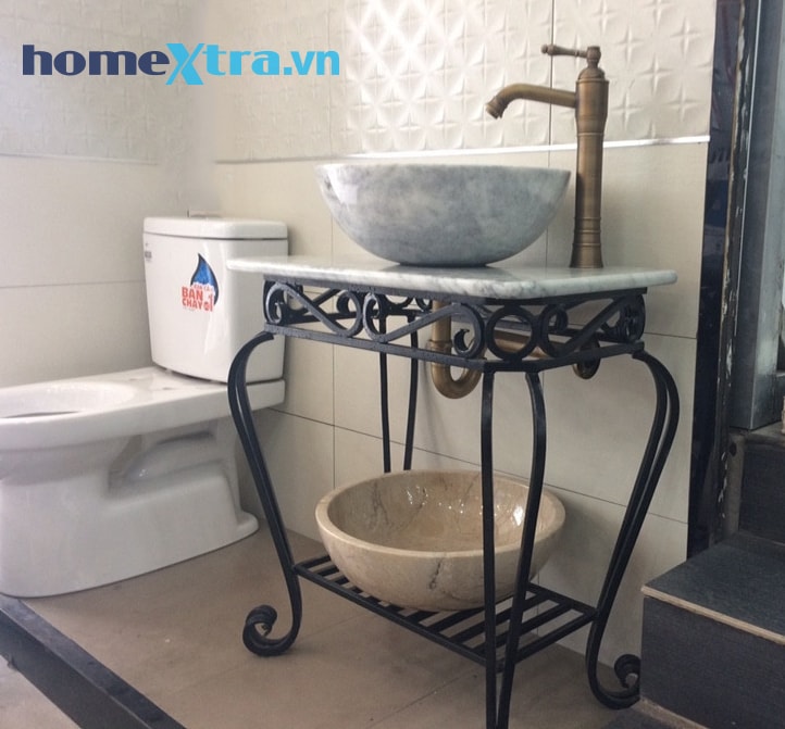 Bàn đá đặt lavabo Kanly FP04 homextra.vn