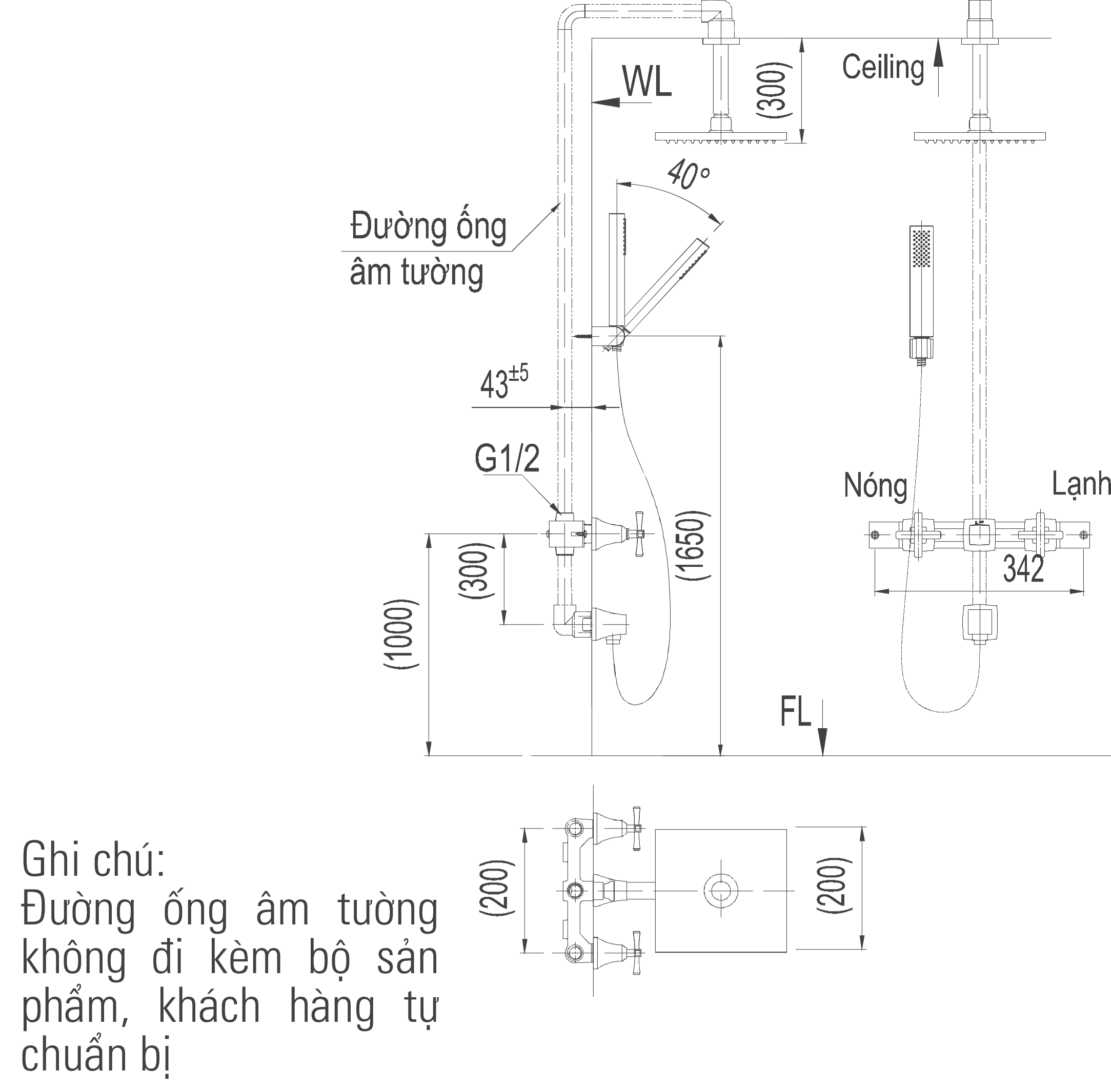 homextra.vn-Sen cây âm tường cao cấp INAX BFV-81SEHC