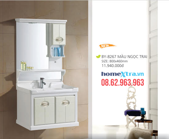 Lavabo tủ phòng tắm Berry BY-8267-homextra.vn