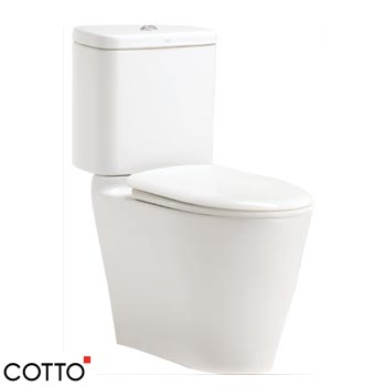 Bồn cầu 02 khối COTTO C17027-Space Solution