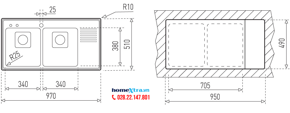 Teka FRAME 2B 1/2D