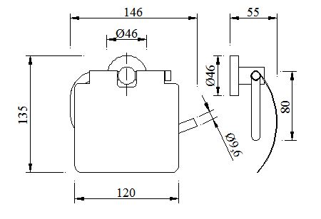 Hộp giấy vệ sinh M5-503