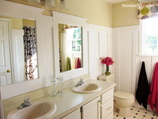 Phòng tắm đơn điệu trở nên đẹp rạng ngời sau cải tạo 7 Phòng tắm đơn điệu trở nên đẹp rạng ngời sau cải tạo 7