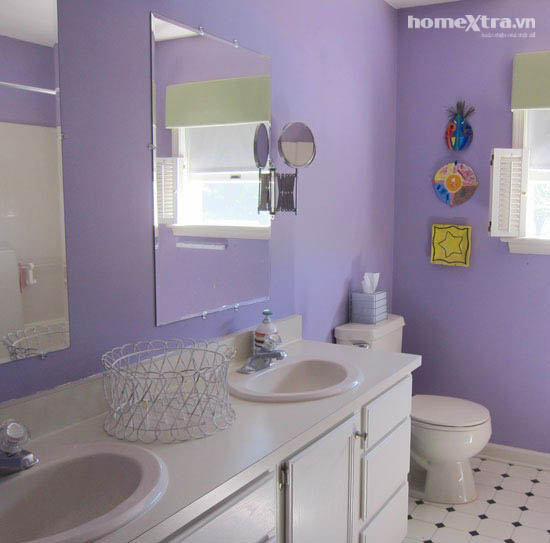 Phòng tắm đơn điệu trở nên đẹp rạng ngời sau cải tạo 1 Phòng tắm đơn điệu trở nên đẹp rạng ngời sau cải tạo 1