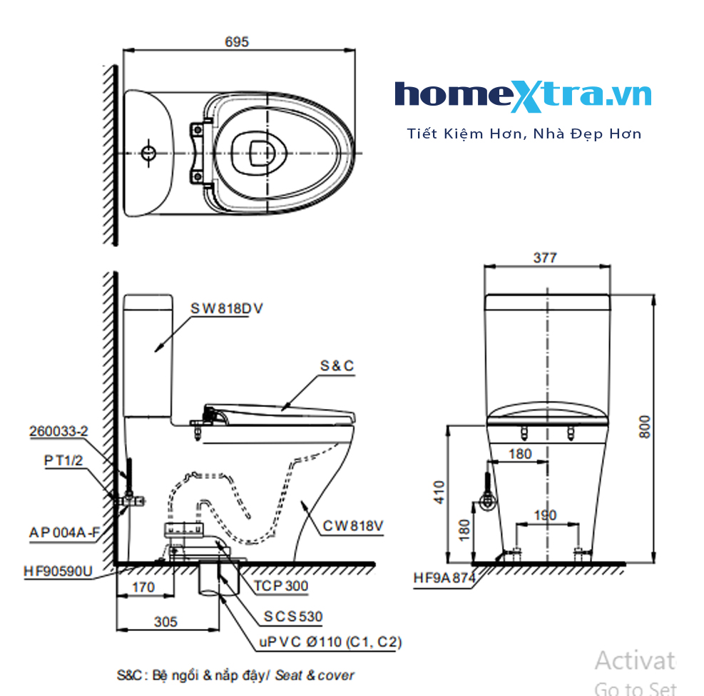 TOTO CS818DT8