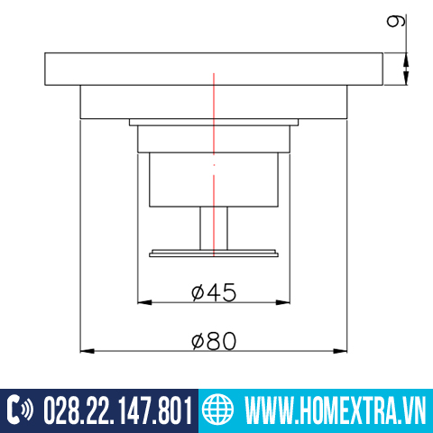 Xả lọc rác AH048