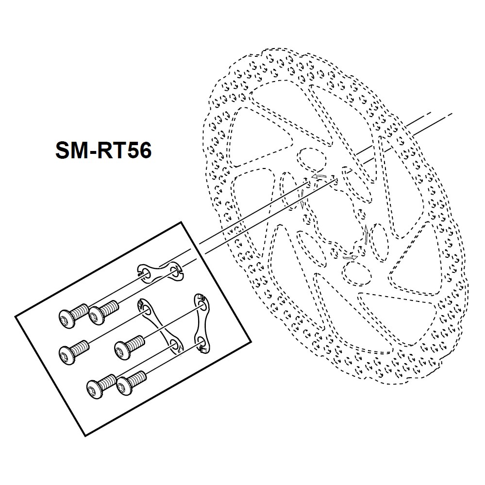 Đĩa Phanh Xe Đạp Shimano RT56 160mm