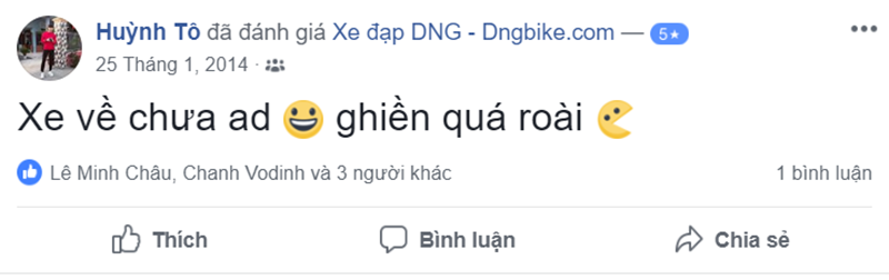 Đánh giá và nhận xét cửa hàng xe đạp thể thao dngbike