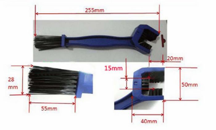 Bàn chải chùi xích líp xe đạp MS01