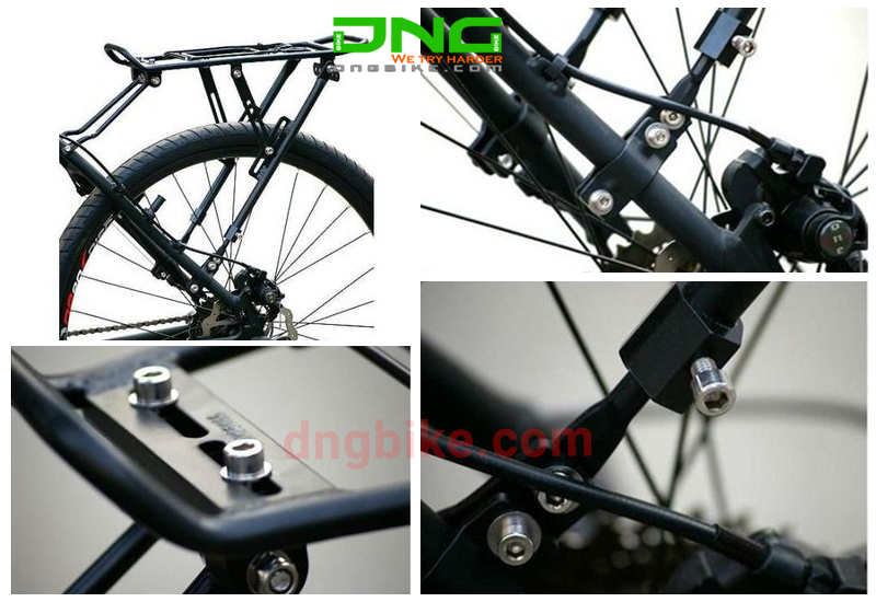 Baga xe đạp chở hàng kẹp sườn