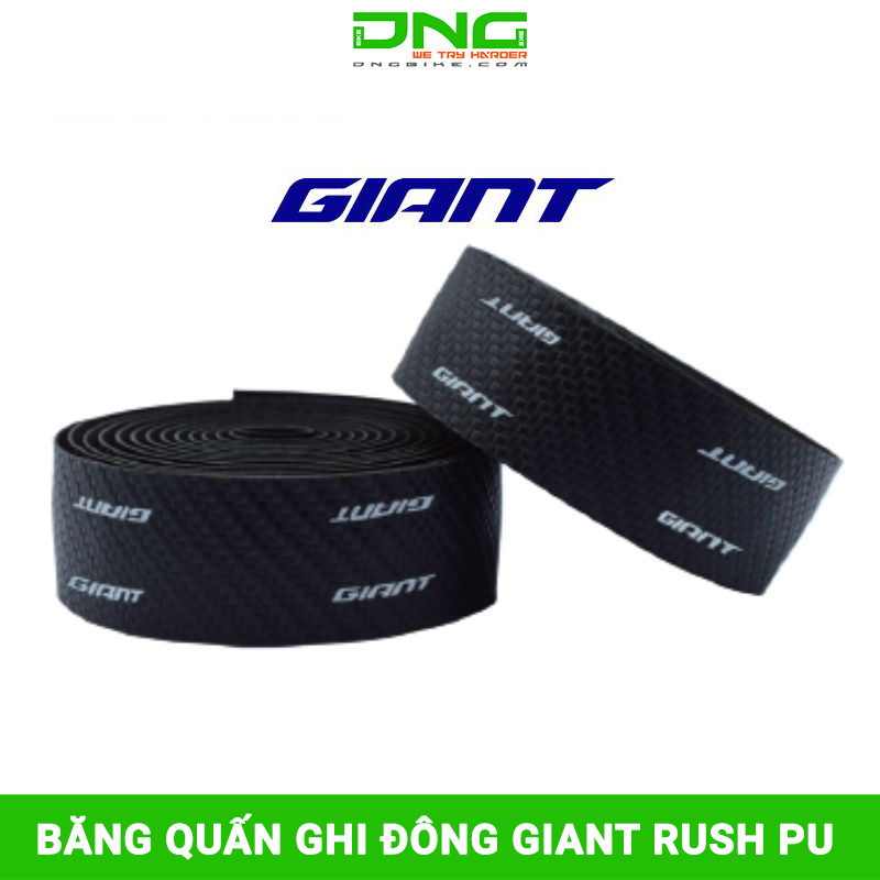 Băng quấn ghi đông xe đạp GIANT RUSH PU Vân carbon