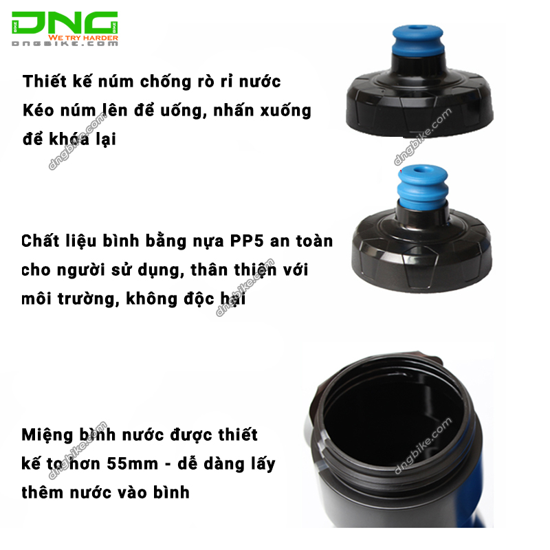 Bình nước xe đạp GIANT NE 750CC