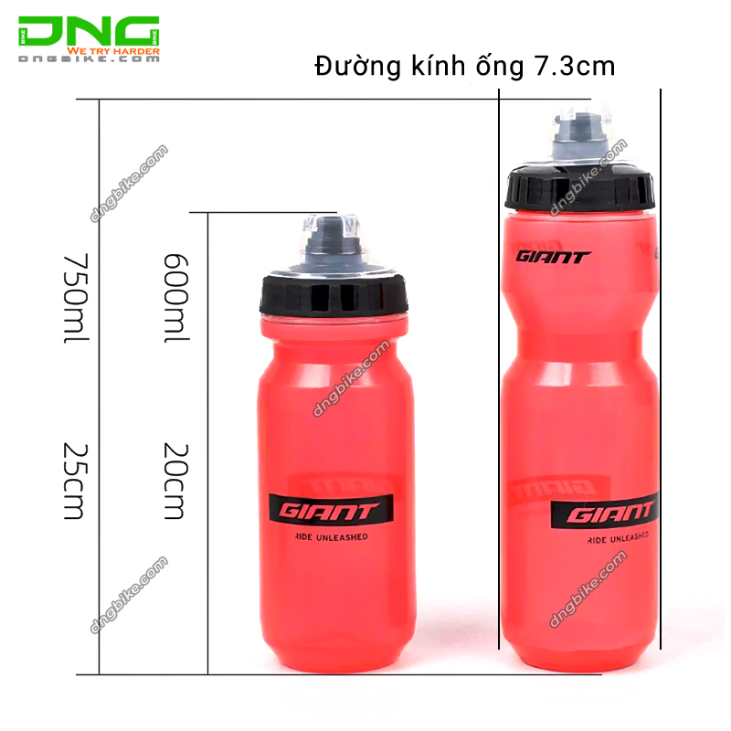 Bình nước xe đạp GIANT NE 750CC