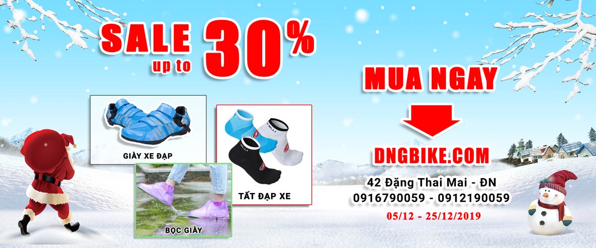 Giày xe đạp giảm giá 30%