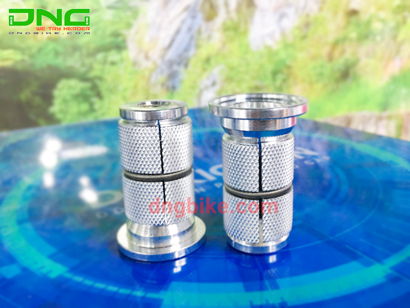 Chốt hoa thị đóng Phuộc xe đạp Carbon