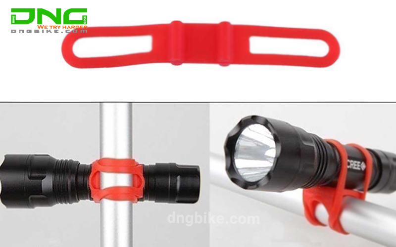 Dây su buộc đèn pin xe đạp