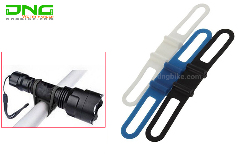 Dây su buộc đèn pin xe đạp