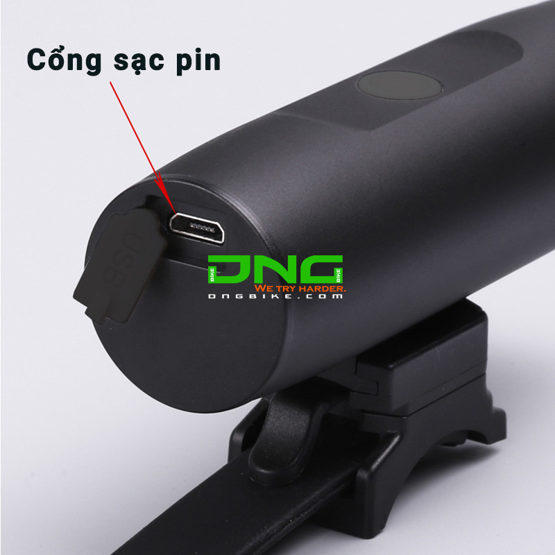 Đèn pha xe đạp pin sạc TX 300