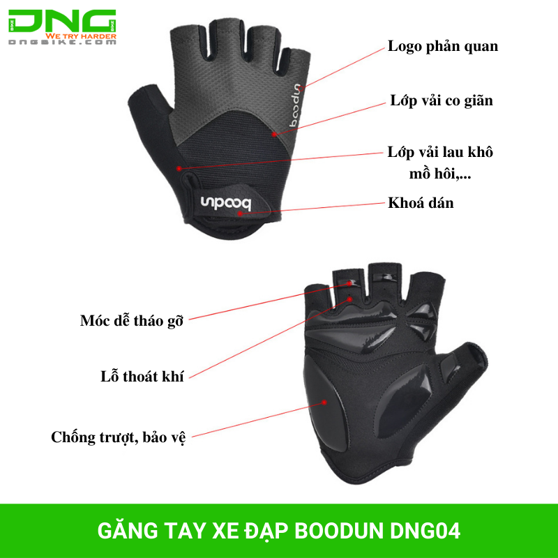 Găng tay xe đạp BOODUN DNG04