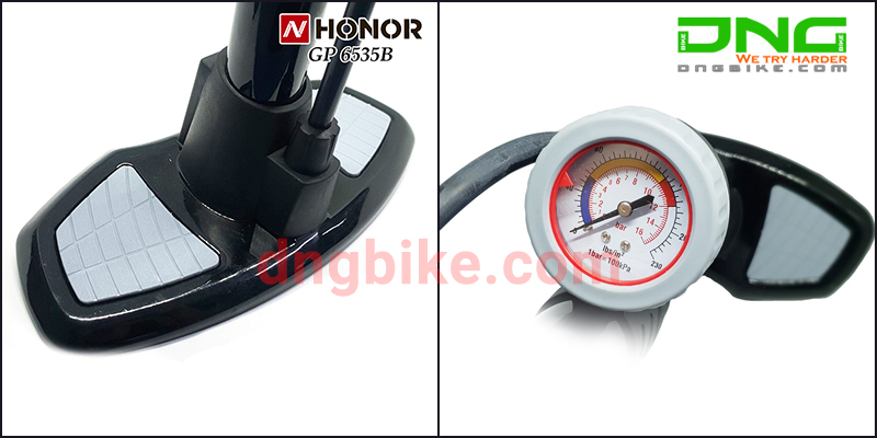 Bơm sàn xe đạp HORNOR GP-6535B