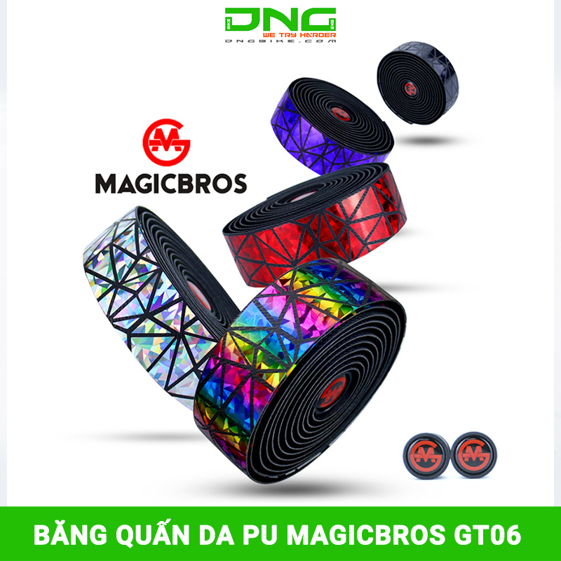 Băng quấn ghi đông xe đạp da PU MAGICBROS GT06