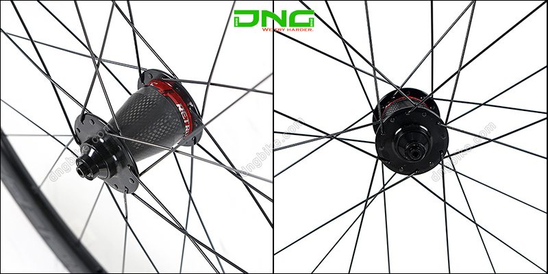 Vành bộ xe đạp đua Carbon Retrospec Racing RS-CBR50-QR Hub carbon 50mm