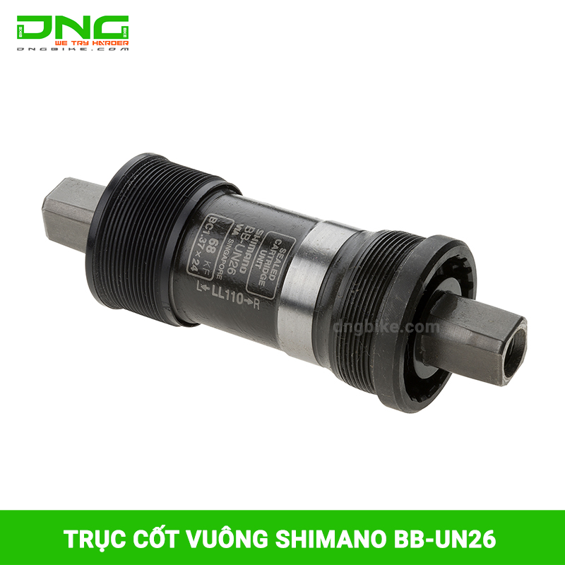 Trục cốt vuông xe đạp SHIMANO BB-UN26
