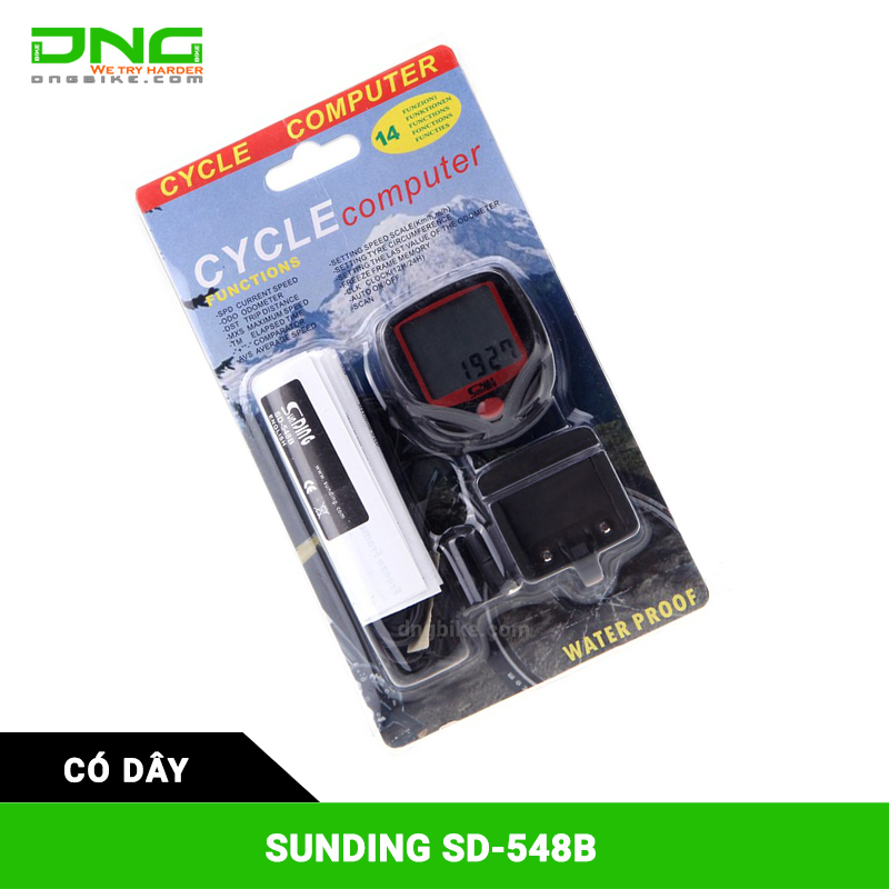 Đồng hồ xe đạp SUNDING SD-548B