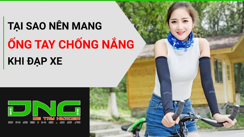 Ống tay chống nắng đi xe đạp