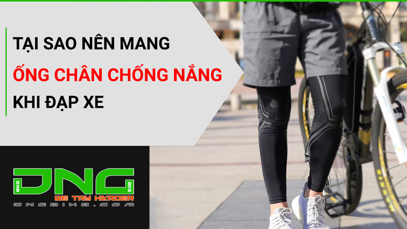 Ống chân chống nắng đi xe đạp