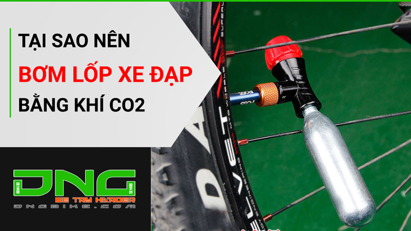 Bình khí nén CO2 bơm hơi xe đạp 16g