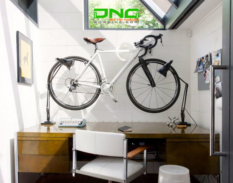 Móc xe đạp treo tường trên khung MS01
