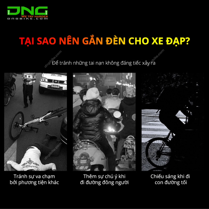 Tại sao nên sử dụng đèn xe đạp