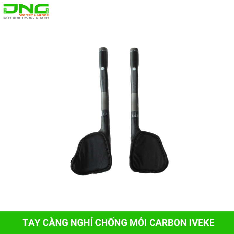 Tay càng nghỉ gắn ghi đông xe đạp chống mỏi Carbon IVEKE