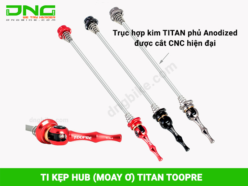 Ti kẹp Hub (Moay ơ) xe đạp TITAN TOOPRE