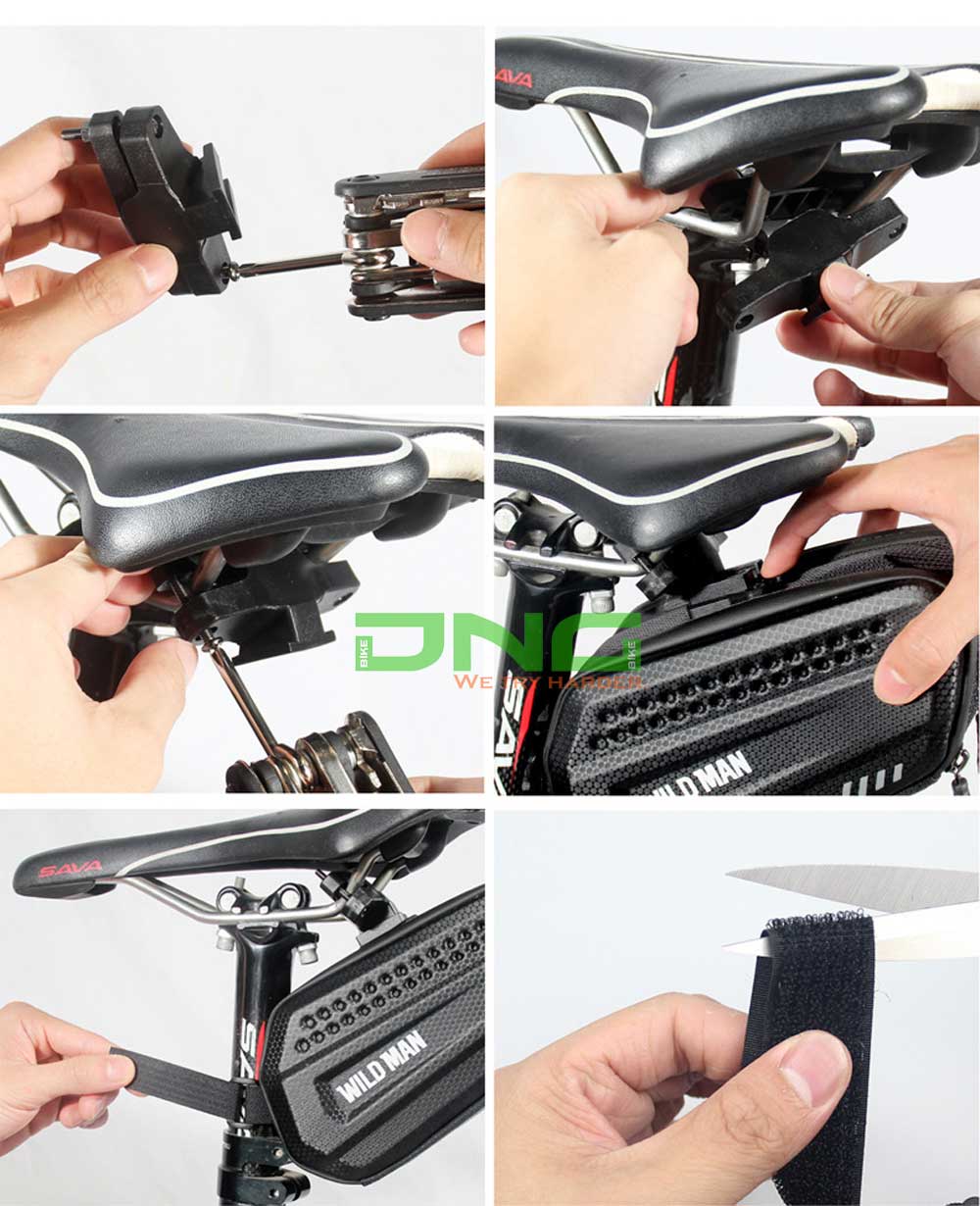 Túi treo yên xe đạp chống nước WILD MAN ES7