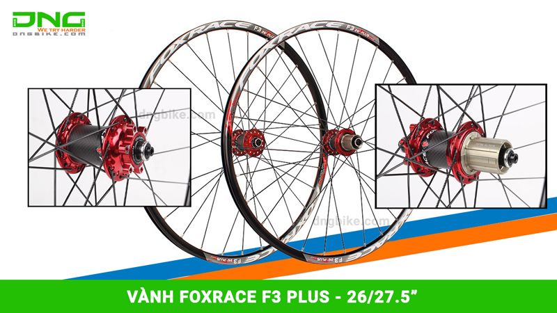 Vành bộ xe đạp địa hình FOXRACE F3 PLUS