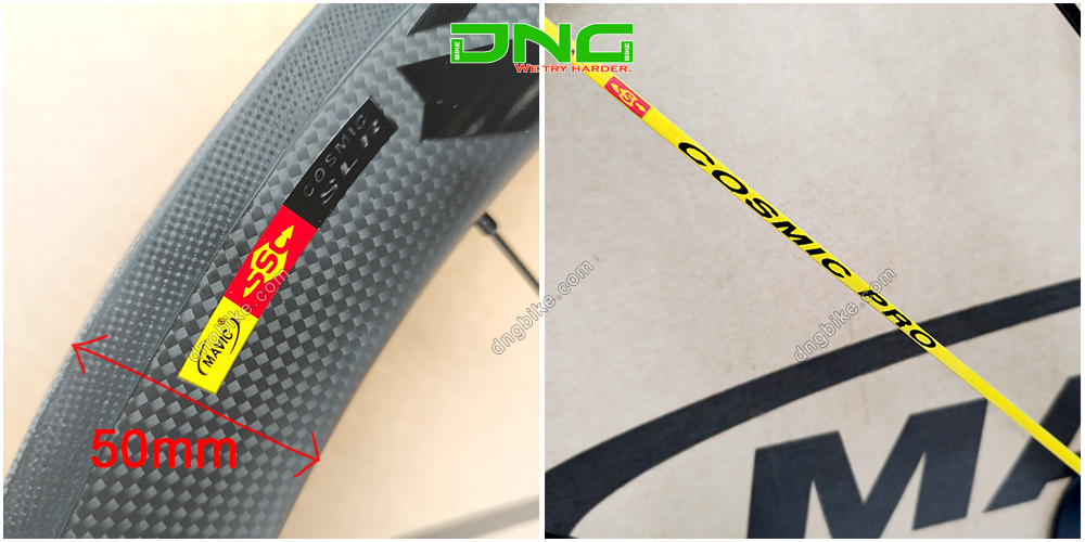 Vành bộ xe đạp đua Carbon MAVIC COSMIC SLR 50mm