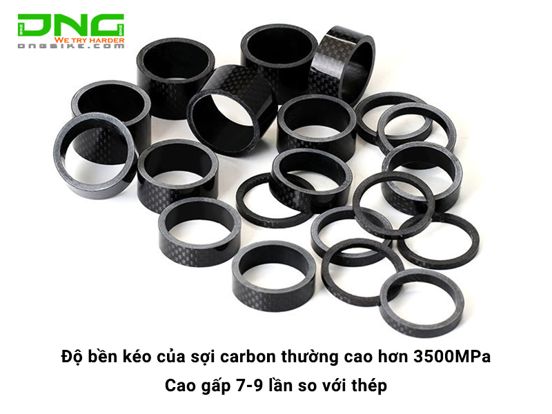 Vòng chêm pô tăng xe đạp carbon