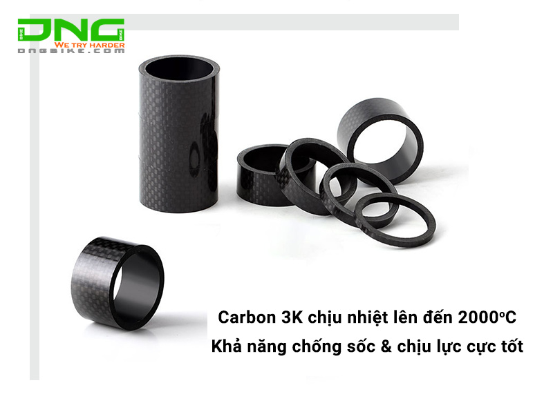 Vòng chêm pô tăng xe đạp carbon