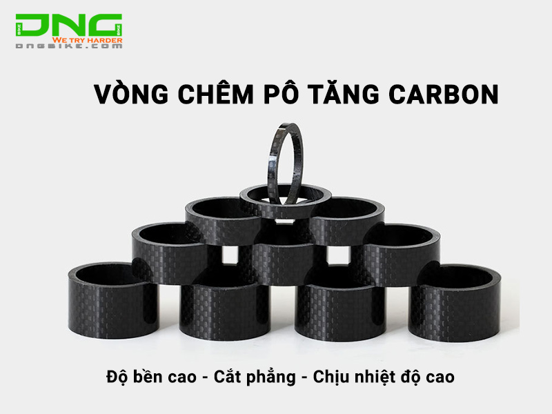 Vòng chêm pô tăng xe đạp carbon