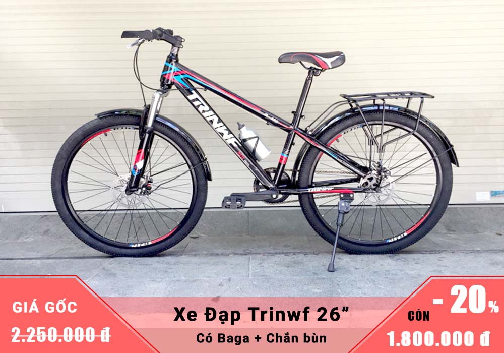 Xe đạp thể thao TRINWF 26" Có Baga + Chắn bùn