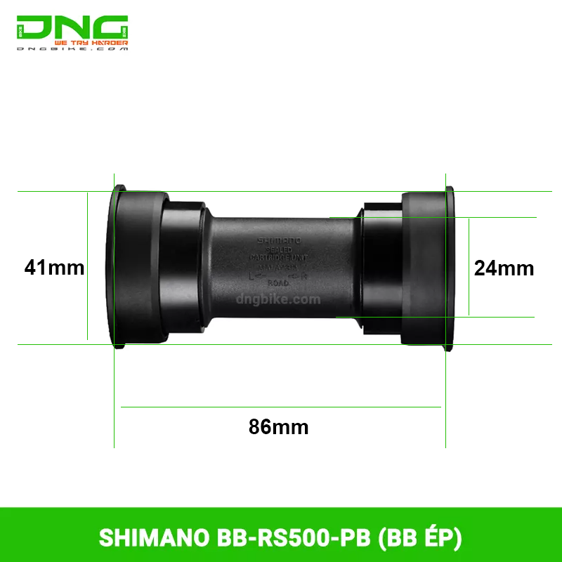 Trục giữa xe đạp SHIMANO BB-RS500-PB (BB Ép)