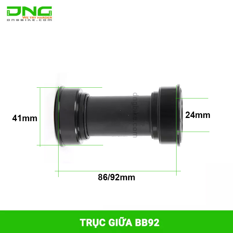 Trục giữa xe đạp BB92