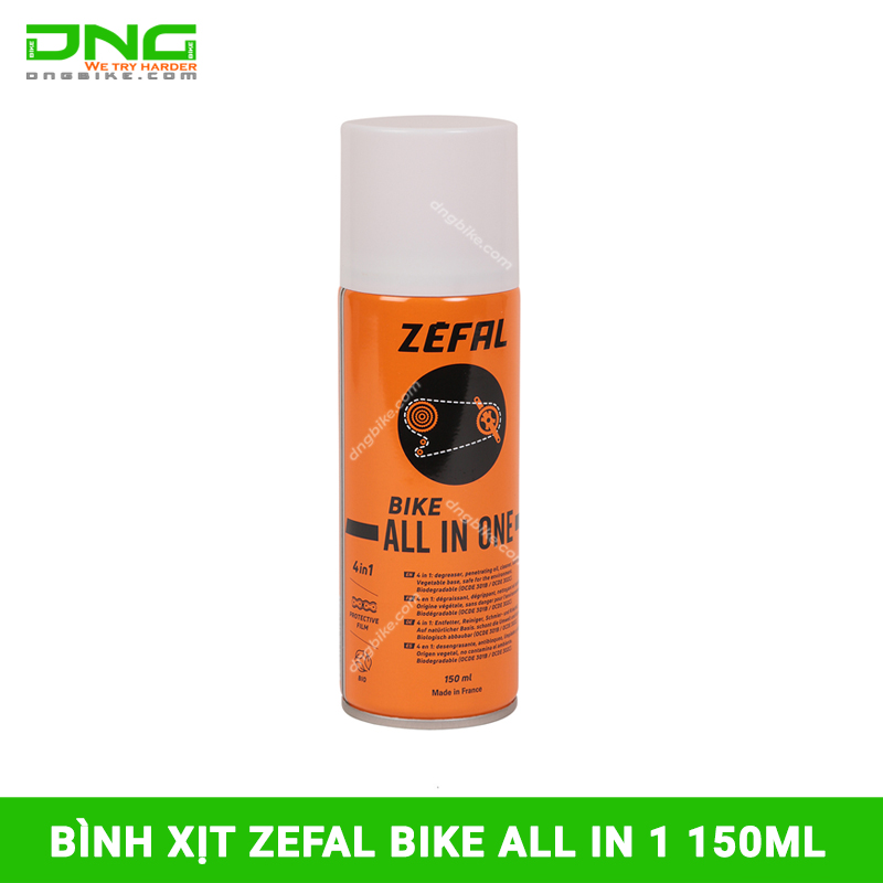 Bình xịt vệ sinh xe đạp ZEFAL BIKE ALL IN 1 150ml